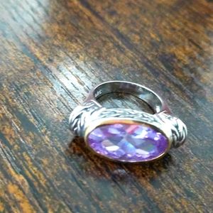 Silver ring stamped 925